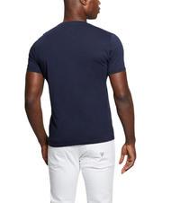 GUESS PIMA Baumwoll-T-Shirt mit gesticktem Logo smartblue - Herren-T-Shirts - 2