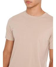 GUESS PIMA Baumwoll-T-Shirt mit gesticktem Logo Nomade a105 - Herren-T-Shirts - 3