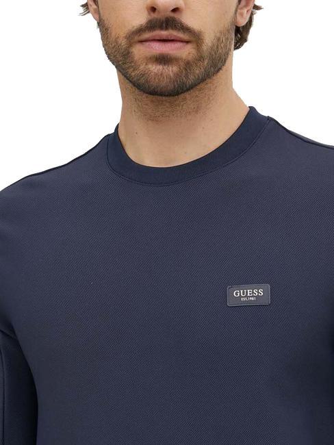TECH Sweatshirt mit Rundhalsausschnitt aus technischem Stoff smartblue - Sweatshirts Herren