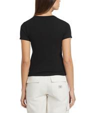GUESS JEANS SLIM LOGO Slim-Fit-Stretch-T-Shirt - T-Shirts und Tops f&uuml;r Damen