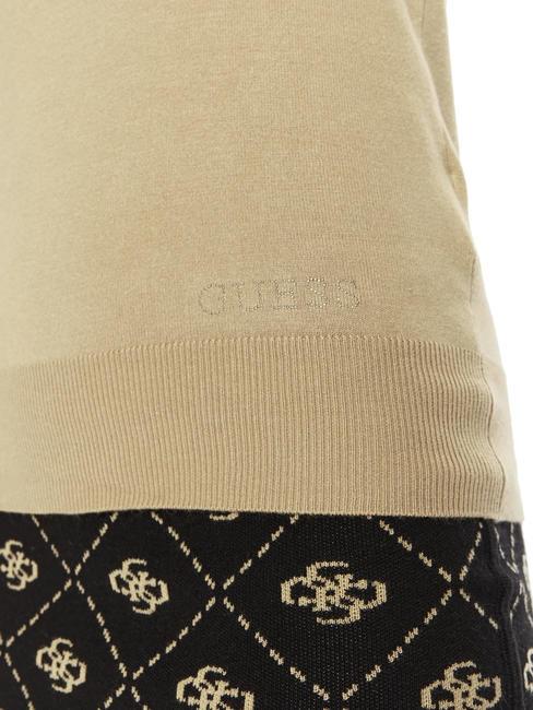 Pullover girocollo Pullover mit Rundhalsausschnitt Travertinsand - Damenpullover