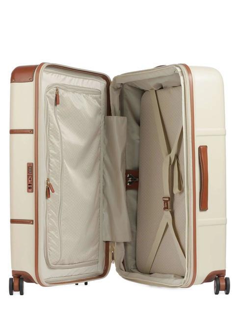 BELLAGIO Gro&szlig;er erweiterbarer Trolley CREME - Harte Trolleys