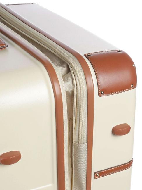 BELLAGIO Gro&szlig;er erweiterbarer Trolley CREME - Harte Trolleys