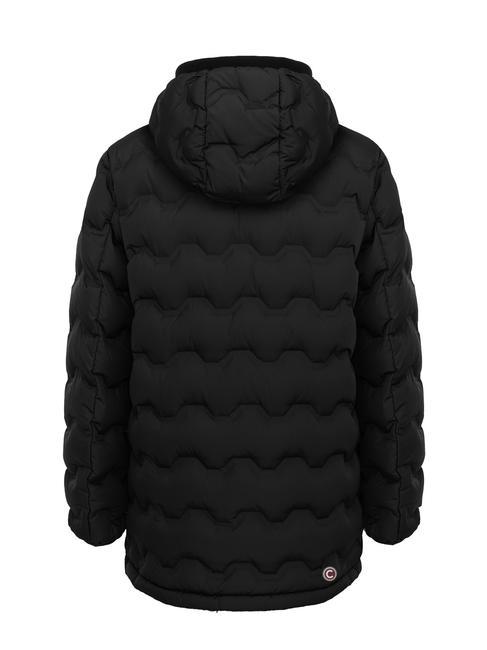UNCOMMON Maxi-Daunenjacke mit Kapuze Schwarz - Daunenjacken f&uuml;r Herren