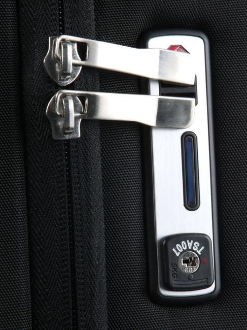 CAMPIONARIO - BAGMOTIC Handgep&auml;ckwagen, 15,6" PC-Halterung Schwarz - Handgep&auml;ck