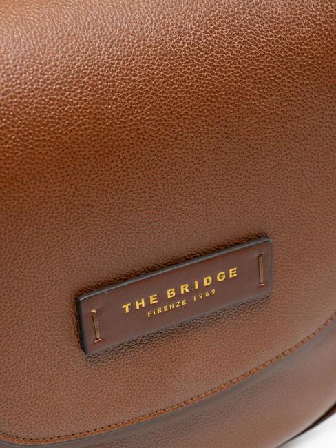 DOMITILLA Umh&auml;ngetasche aus Leder BRAUN - Damentaschen