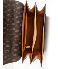 ALVIERO MARTINI PRIMA CLASSE MONOGRAM  Handmappe mit Schultergurt dunkelbraun - Damentaschen - 5