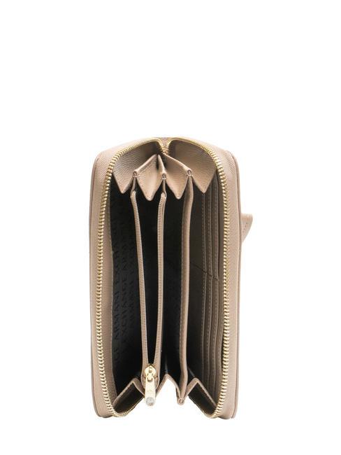 A|X METALLIC LOGO Gro&szlig;e Geldb&ouml;rse mit umlaufendem Rei&szlig;verschluss dunkler Pisco - Brieftaschen Damen