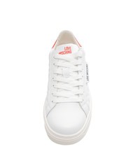 LOVE MOSCHINO BOLD 40 Ledersneaker wei&szlig;/lack - Damenschuhe - 3