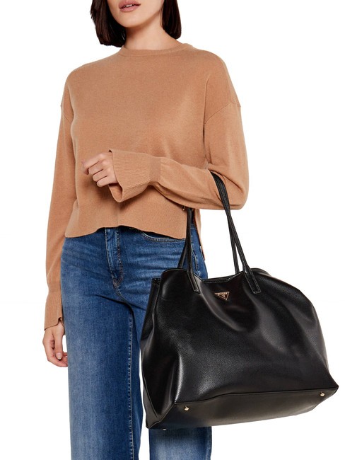 ECO VICTORIA  Umh&auml;ngetasche SCHWARZ - Damentaschen