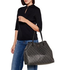 GUESS ECO VICTTORIA Umh&auml;ngetasche Kohle - Damentaschen - 6