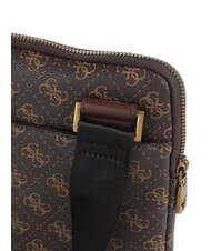 GUESS VEZZOLA Smart Flache Tasche braun/ocker - Umh&auml;ngetaschen Herren - 3