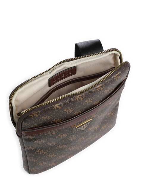 VEZZOLA Smart Flache Tasche braun/ocker - Umh&auml;ngetaschen Herren