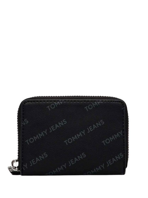 TOMMY JEANS ESS MUST  Portemonnaie mit umlaufendem Rei&szlig;verschluss ganz schwarz - Brieftaschen Damen