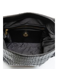 LOVE MOSCHINO CROCO Umh&auml;ngetasche Schwarz - Damentaschen - 5