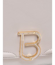 TOSCA BLU VERBIER Umh&auml;ngetasche aus Leder mit Klappe EIS - Damentaschen - 3