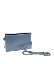 GIANNI CHIARINI LOGO PRINT Umh&auml;ngetasche aus geb&uuml;rstetem Leder blau f&auml;rben - Damentaschen - 2