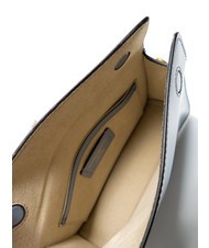 GIANNI CHIARINI LOGO PRINT Umh&auml;ngetasche aus geb&uuml;rstetem Leder blau f&auml;rben - Damentaschen - 5