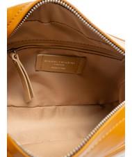 GIANNI CHIARINI LOGO PRINT Schlafzimmertasche aus glattem Leder br&auml;unen - Damentaschen - 5