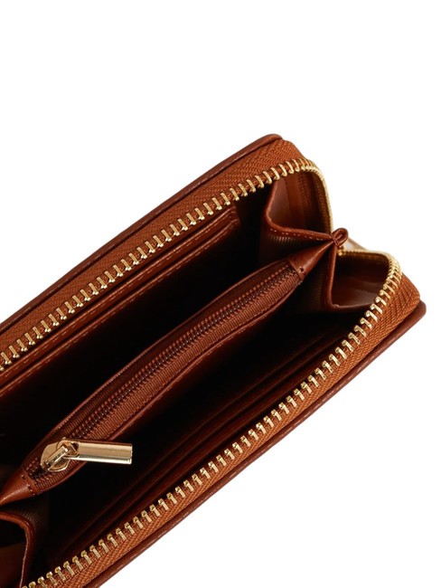 BEA Kleine Geldb&ouml;rse mit umlaufendem Rei&szlig;verschluss br&auml;unen - Brieftaschen Damen