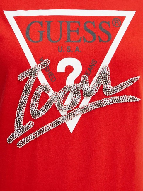 SS CN ICON  Baumwoll-T-Shirt k&ouml;stliches Rot - T-Shirts und Tops f&uuml;r Damen