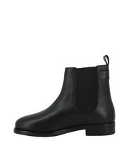 TOMMY HILFIGER STUD LOW CHELSEA Lederstiefelette SCHWARZ - Damenschuhe - 3