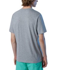 NORTH SAILS BASIC T-Shirt aus Baumwolle mit Logo-Print graue Melange - Herren-T-Shirts - 2