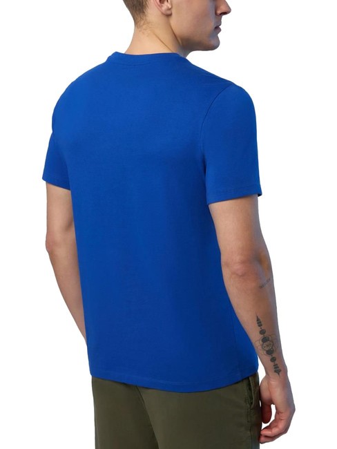 BASIC T-Shirt aus Baumwolle mit Logo-Print Surfblau - Herren-T-Shirts