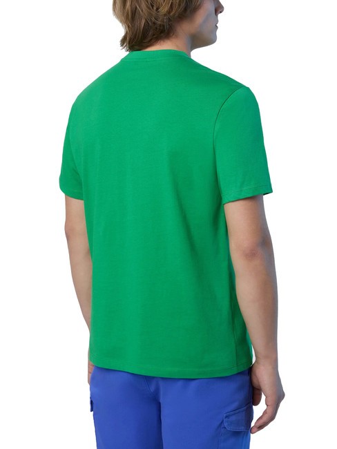 BASIC T-Shirt aus Baumwolle mit Logo-Print gr&uuml;ne Biene - Herren-T-Shirts