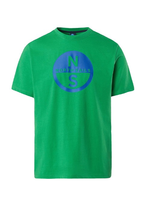 BASIC T-Shirt aus Baumwolle mit Logo-Print gr&uuml;ne Biene - Herren-T-Shirts