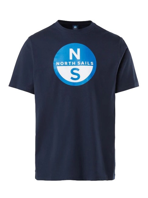 BASIC T-Shirt aus Baumwolle mit Logo-Print Navy blau - Herren-T-Shirts