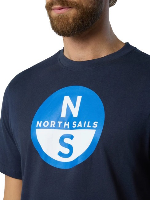 BASIC T-Shirt aus Baumwolle mit Logo-Print Navy blau - Herren-T-Shirts