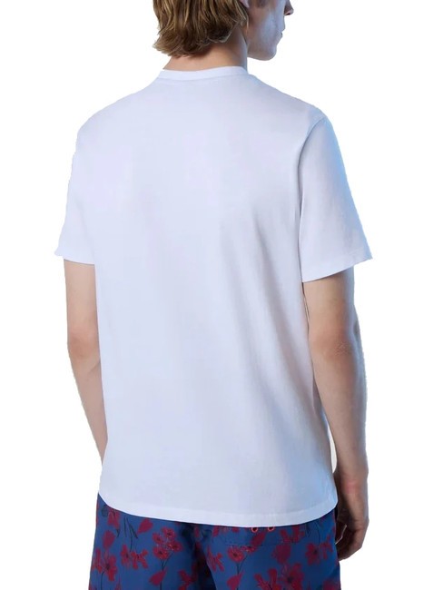 BASIC T-Shirt aus Baumwolle mit Logo-Print Wei&szlig; - Herren-T-Shirts