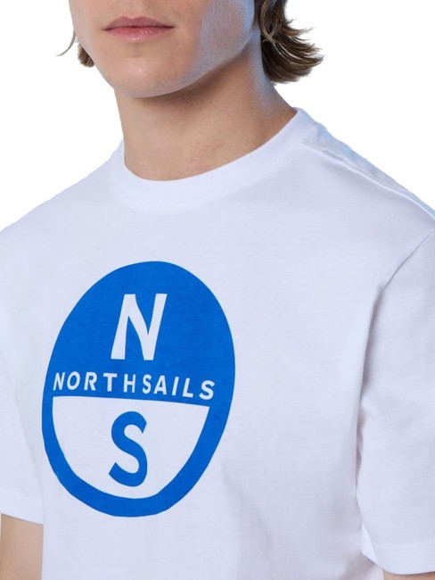 BASIC T-Shirt aus Baumwolle mit Logo-Print Wei&szlig; - Herren-T-Shirts
