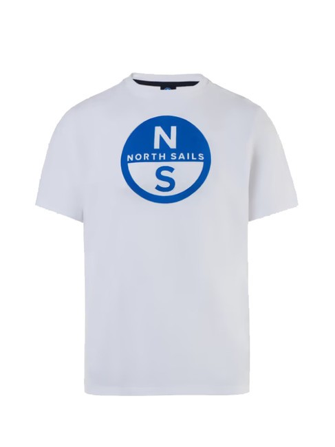 BASIC T-Shirt aus Baumwolle mit Logo-Print Wei&szlig; - Herren-T-Shirts
