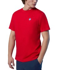 NORTH SAILS BOLLO Baumwoll-T-Shirt Rot - Herren-T-Shirts - 3