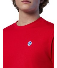 NORTH SAILS BOLLO Baumwoll-T-Shirt Rot - Herren-T-Shirts - 4