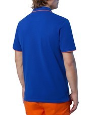 NORTH SAILS COLLAR STRIPED Kurzarm-Poloshirt aus Baumwolle Surfblau - Herren-Polo-Shirts/Herren-Polo-Shirt/Herrenpoloshirt/Herrenpoloshirts - 2