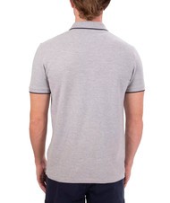 NORTH SAILS COLLAR STRIPED Kurzarm-Poloshirt aus Baumwolle graue Melange - Herren-Polo-Shirts/Herren-Polo-Shirt/Herrenpoloshirt/Herrenpoloshirts - 2