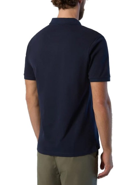 BASIC Kurzarm-Poloshirt aus Baumwolle Navy blau - Herren-Polo-Shirts/Herren-Polo-Shirt/Herrenpoloshirt/Herrenpoloshirts