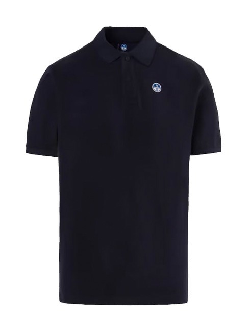 BASIC Kurzarm-Poloshirt aus Baumwolle Navy blau - Herren-Polo-Shirts/Herren-Polo-Shirt/Herrenpoloshirt/Herrenpoloshirts
