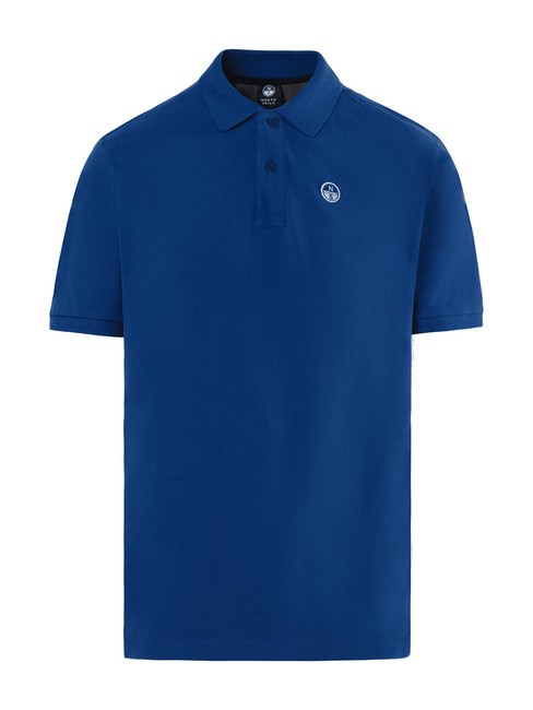 BASIC Kurzarm-Poloshirt aus Baumwolle Meerblau - Herren-Polo-Shirts/Herren-Polo-Shirt/Herrenpoloshirt/Herrenpoloshirts