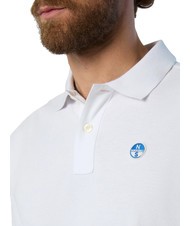 NORTH SAILS BASIC Kurzarm-Poloshirt aus Baumwolle Wei&szlig; - Herren-Polo-Shirts/Herren-Polo-Shirt/Herrenpoloshirt/Herrenpoloshirts - 3
