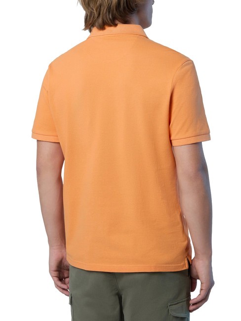 BASIC Kurzarm-Poloshirt aus Baumwolle Mandarine - Herren-Polo-Shirts/Herren-Polo-Shirt/Herrenpoloshirt/Herrenpoloshirts