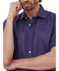 NORTH SAILS N|S Kurz&auml;rmeliges Leinenhemd Navy blau - Herrenhemden - 3