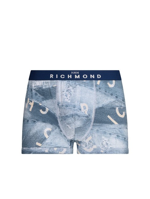 FOZ 3 Boxershorts wei&szlig;/blau/t. - Herrenslip