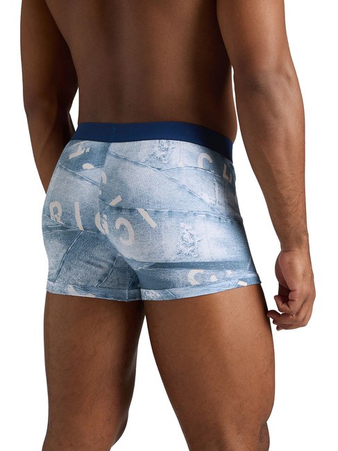 FOZ 3 Boxershorts wei&szlig;/blau/t. - Herrenslip