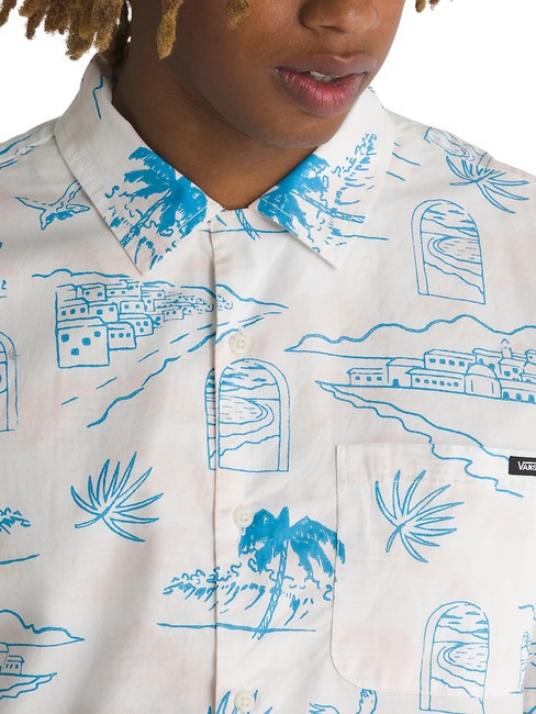 DAVISTA Kurz&auml;rmliges Baumwollhemd M&auml;usespeck - Herrenhemden