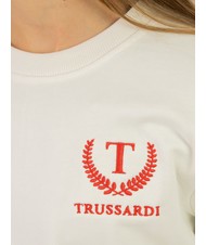 TRUSSARDI STRAUB KIDS Trainingsanzug aus Sweatshirt und Hose cremefarben/rot - Trainingsanz&uuml;ge f&uuml;r Kinder - 3