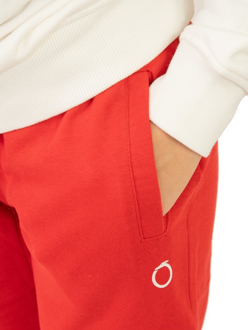 STRAUB KIDS Trainingsanzug aus Sweatshirt und Hose cremefarben/rot - Trainingsanz&uuml;ge f&uuml;r Kinder